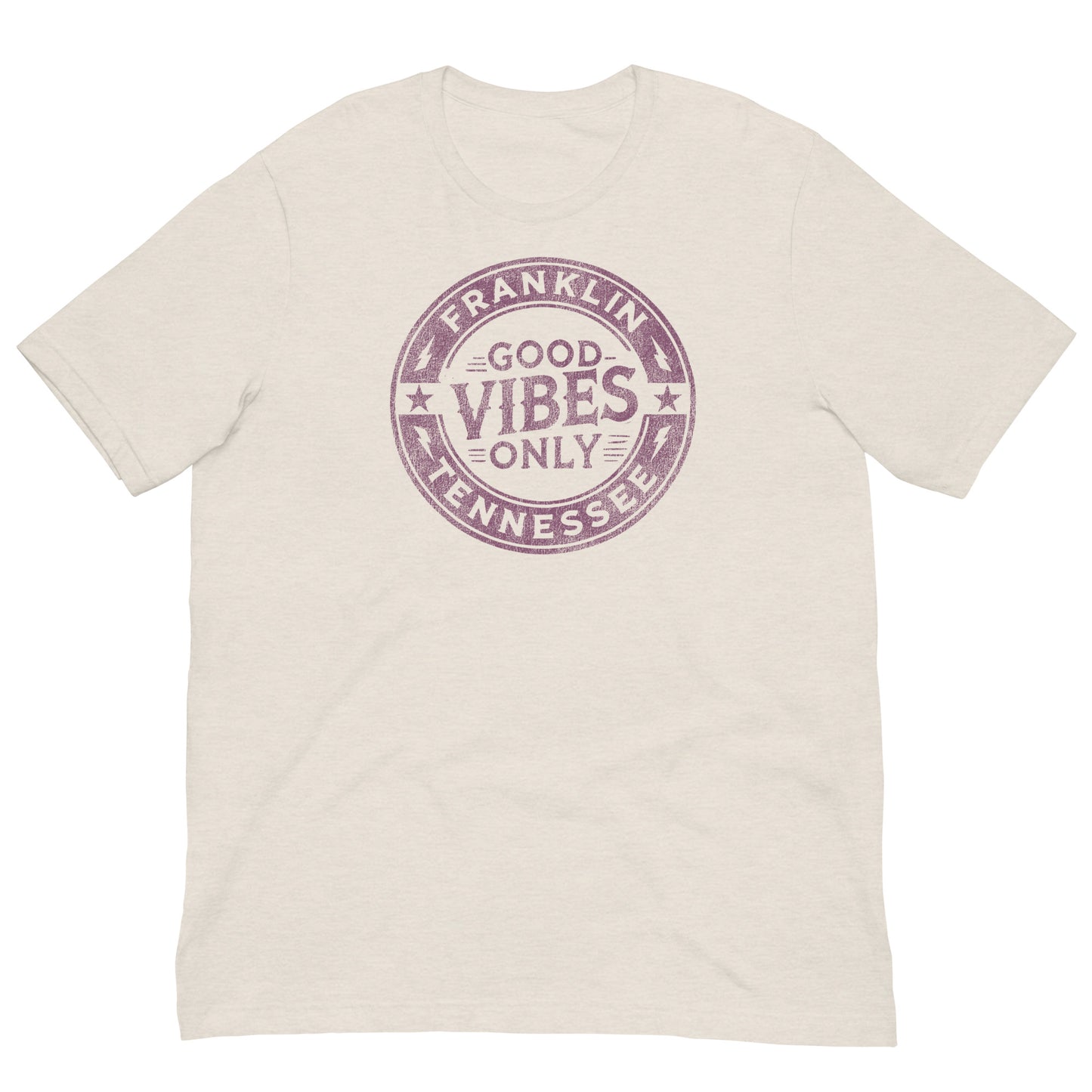 Men's "Good Vibes Only" Franklin Tee