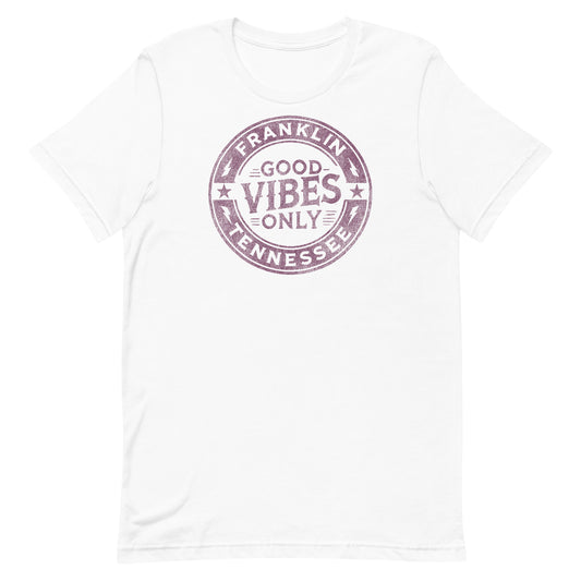 Women's "Good Vibes Only" Franklin Tee