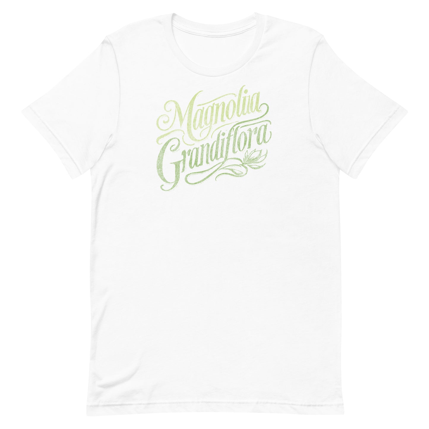 Magnolia Grandiflora Script Tee (Green)