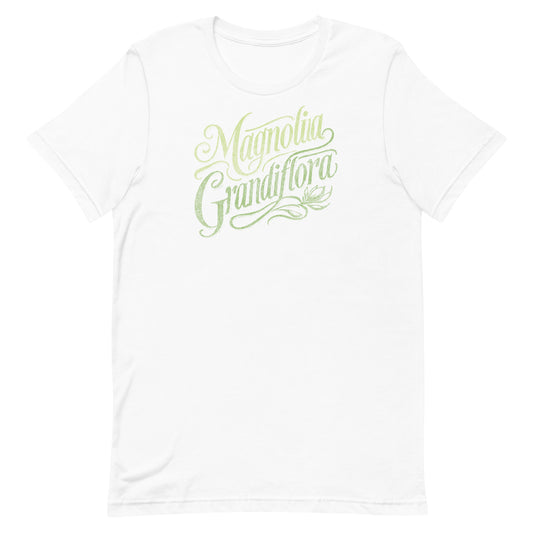 Magnolia Grandiflora Script Tee (Green)