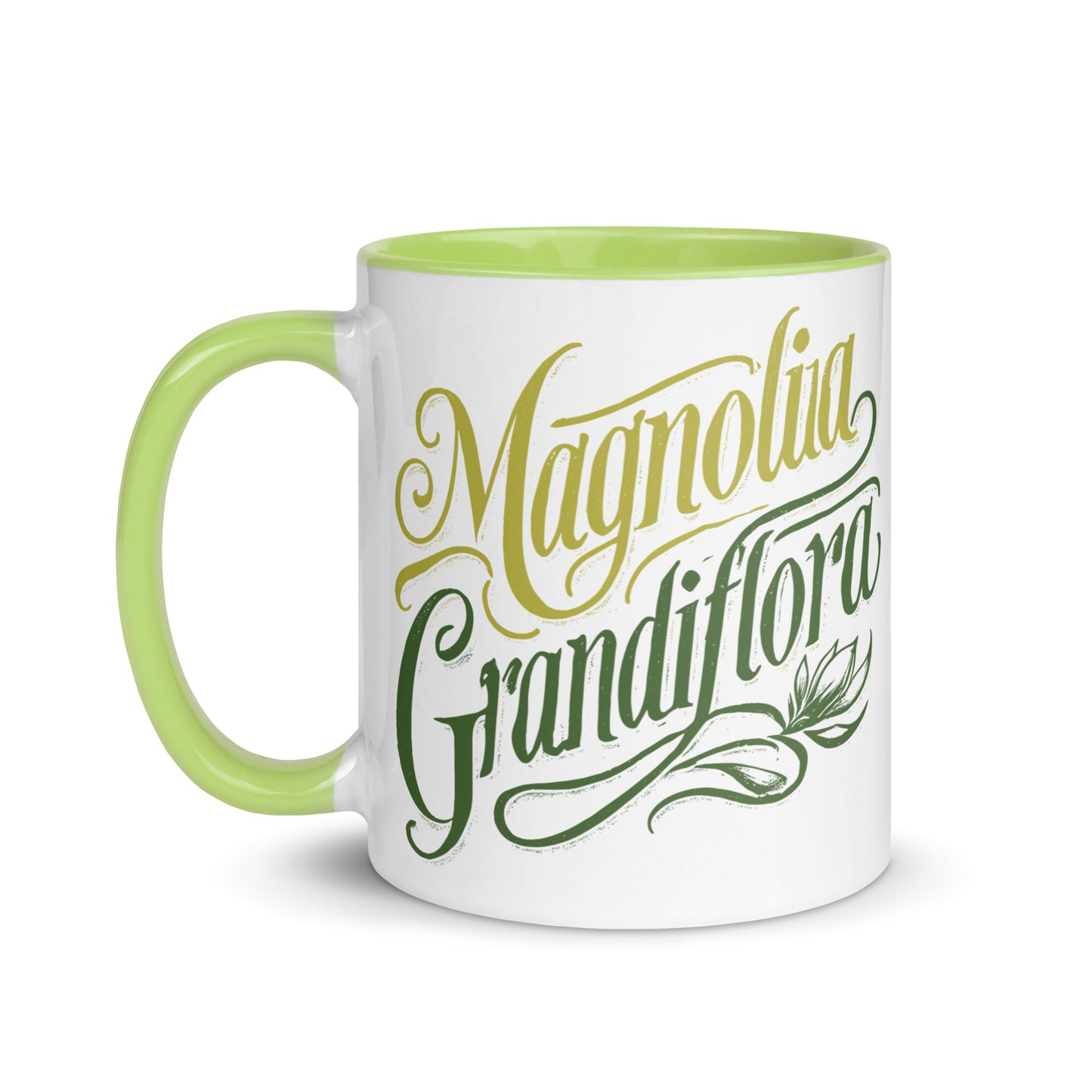 Magnolia Grandiflora Script Mug