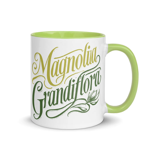 Magnolia Grandiflora Script Mug